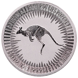 2019 1 oz Australian Platinum Kangaroo Bullion Coin