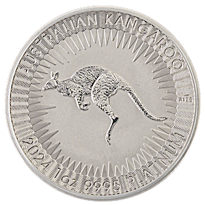 2024 1 oz Australian Platinum Kangaroo Bullion Coin