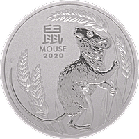 Australian Platinum Lunar Series 2020 - Year of the Mouse - 1 oz Australian Platinum Lunar Series 2020 - Year of the Mouse - 1 oz