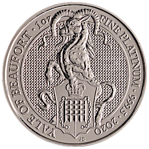 2020 1 oz United Kingdom Queen's Beast 