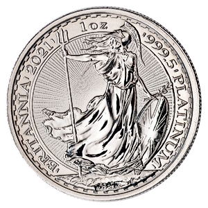 2021 1 oz United Kingdom Platinum Britannia Bullion Coin