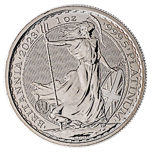 2023 1 oz United Kingdom Platinum Britannia Bullion Coin