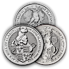 United Kingdom Platinum Queen's Beast Series Bullion Coins United Kingdom Platinum Queen's Beast Series Bullion Coins