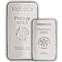 Heraeus Platinum Bars Heraeus Platinum Bars