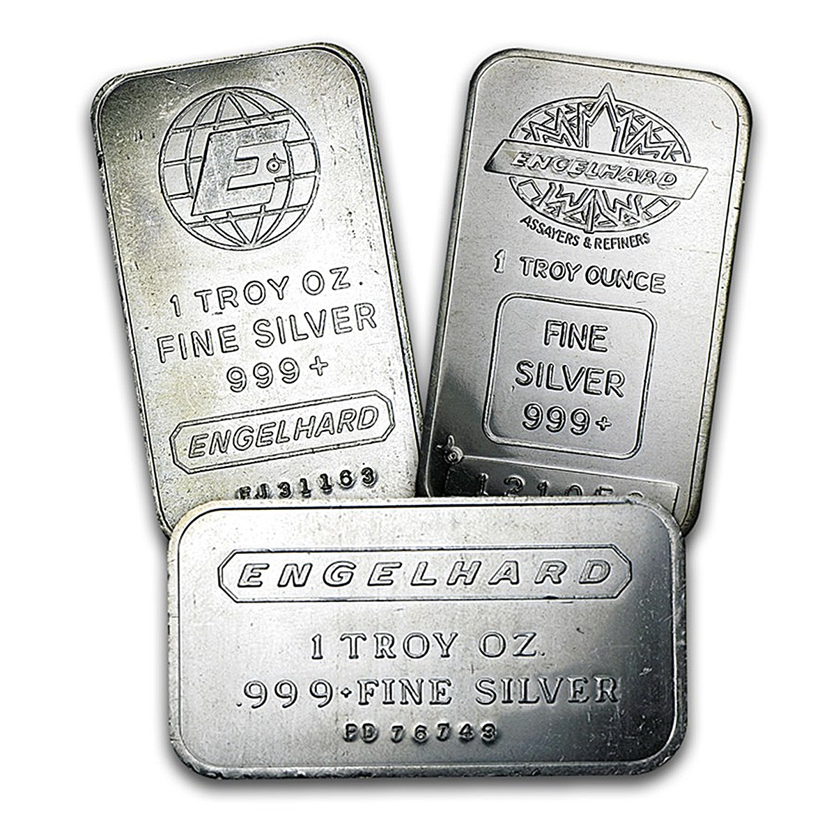 Engelhard Corporation silver bar 1 oz