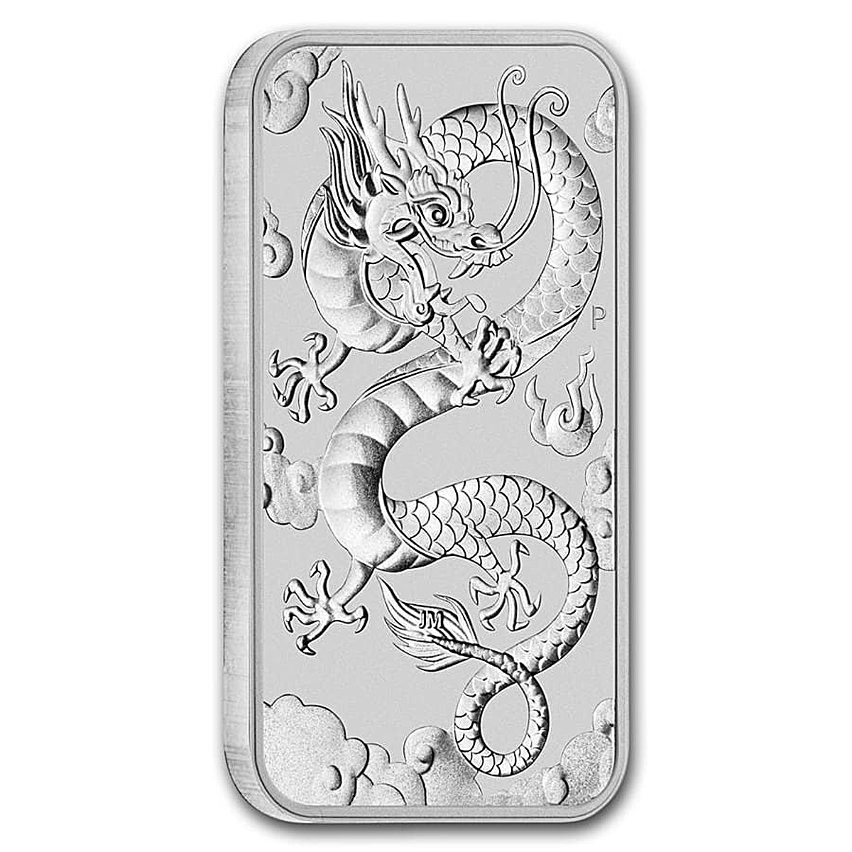 Perth Mint Silver Dragon Bar 2019 1 oz BullionStar