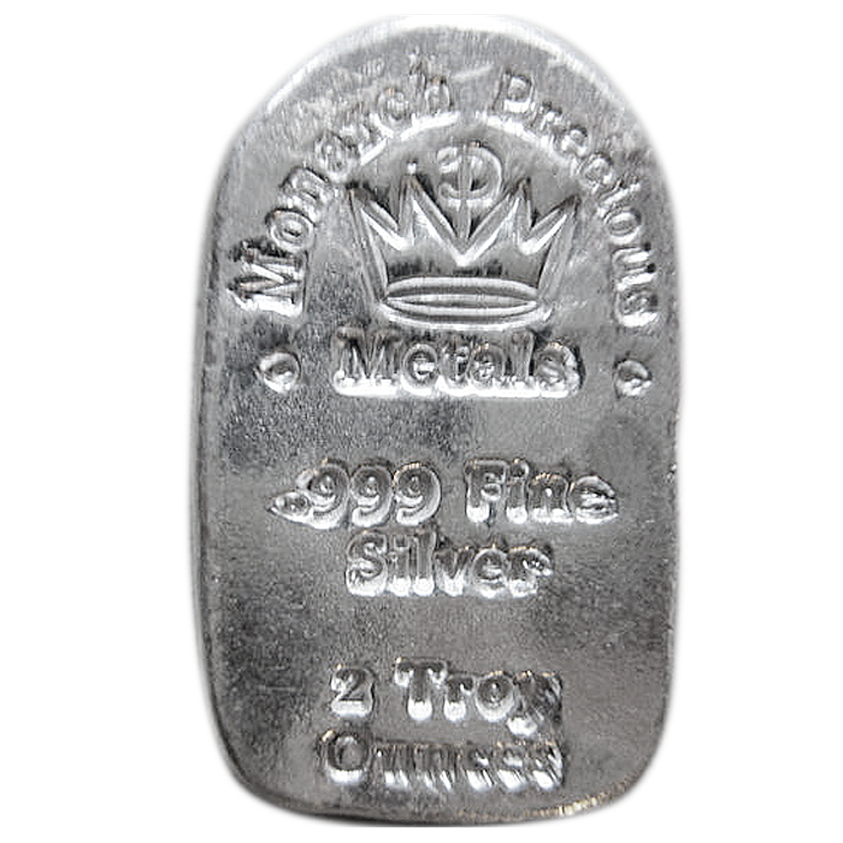 Silver Bullion Bar - Monarch Precious Metals - 2 oz