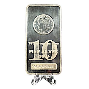10 oz Morgan Silver Bar (Pre-Owned in Good Condition) 10 oz Morgan Silver Bar (Pre-Owned in Good Condition)