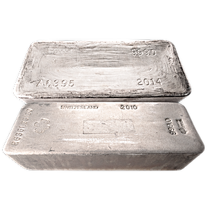 10-Piece Bundle of LBMA Good Delivery Silver Bullion Bars - 9620.536 oz Silver