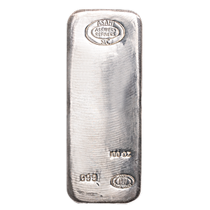 100 oz Asahi Silver Bullion Bar