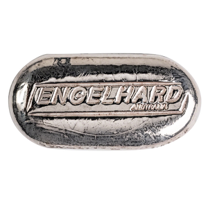 2 oz Engelhard Cast Silver Bullion Bar