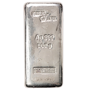 500 Gram Silver Bullion Bar - Various LBMA Brands