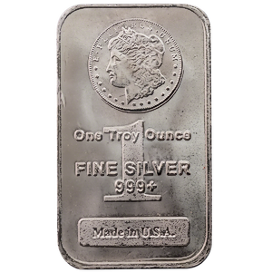 1 oz Morgan Silver Bullion Bar