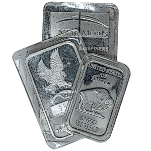 1 oz Silver Bullion Bar - Various Non-LBMA Brands