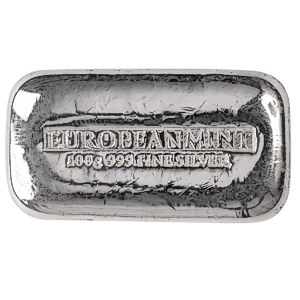 100 Gram Silver Bullion Bar - Various Non-LBMA Brands
