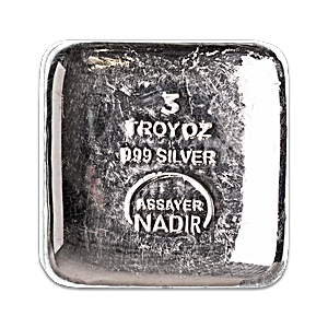 Nadir Refinery Silver Bar - 3 oz Nadir Refinery Silver Bar - 3 oz