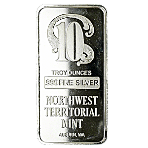 10 oz NWT Mint Silver Bullion Bar