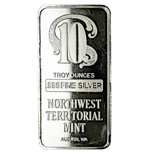10 oz NWT Mint Silver Bullion Bar