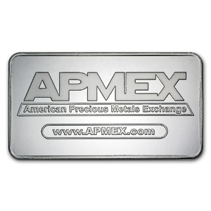 1 oz APMEX Silver Bullion Bar