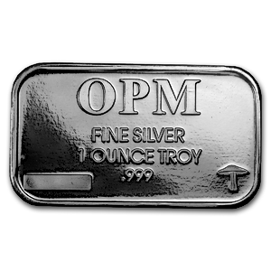 1 oz OPM Silver Bullion Bar