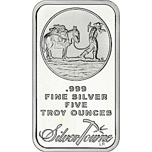 5 oz Silvertowne Silver Bullion Bar