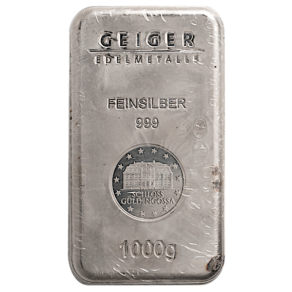 Koperstaaf van 500 g uit de verwerkingsfabriek Geiger edelmetalen (Duitsland
