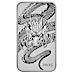 2025 1 oz Perth Mint Silver Dragon Bullion Bar thumbnail