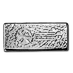 100 oz Pioneer Metals Silver Cast Poured Bullion Bar thumbnail