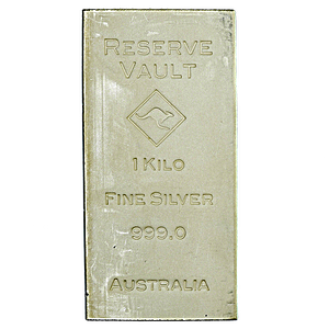 1 Kilogram Reserve Vault Kangaroo Silver Bullion Bar