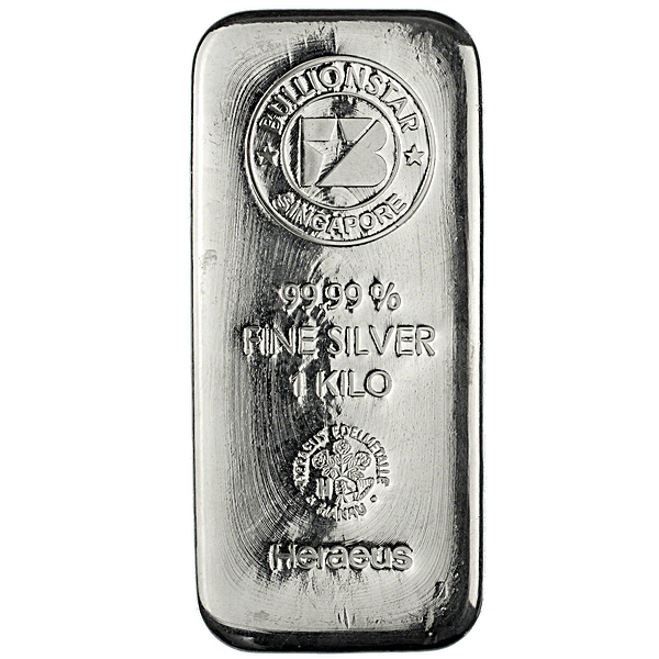 BullionStar Silver Bars with No Spread - 1 kg BullionStar Silver Bars with No Spread - 1 kg