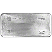 BullionStar Heraeus Silver Bar - 1000 oz BullionStar Heraeus Silver Bar - 1000 oz