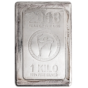 1 Kilogram Heraeus Silver Bullion Bar - Various Motifs