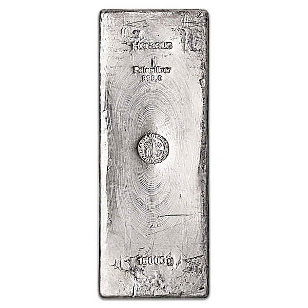Heraeus Silver Bar - 15 kg Heraeus Silver Bar - 15 kg