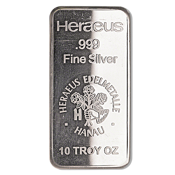 Heraeus Silver Bar - 10 oz Heraeus Silver Bar - 10 oz