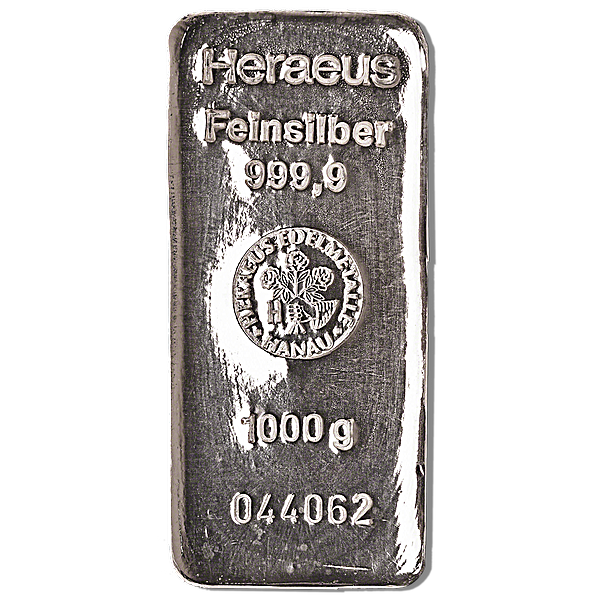 Heraeus Silver Bar - 1 kg | Buy Silver in Singapore