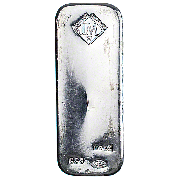 Johnson Matthey Silver Bar - Rarity: No longer in production - 100 oz Johnson Matthey Silver Bar - Rarity: No longer in production - 100 oz