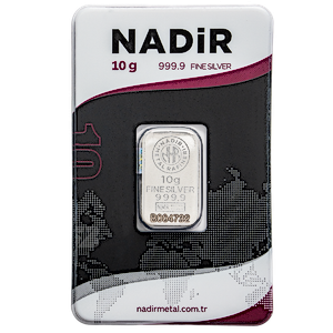 10 Gram Nadir Refinery Silver Bullion Bar