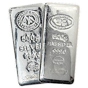 500 Gram Nadir Silver Bullion Bar