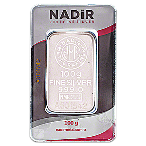 Nadir Refinery Silver Bar - 100 g