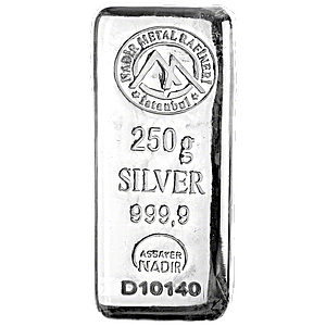 Nadir Refinery Silver Bar - 250 g