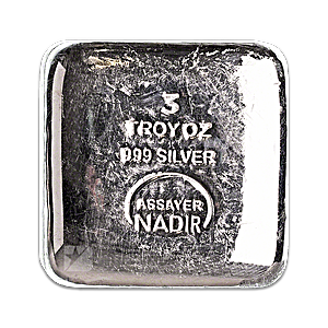 3 oz Nadir Silver Bullion Bar