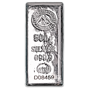 500 Gram Nadir Silver Bullion Bar