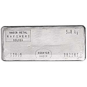 Nadir Refinery Silver Bar - 5 kg