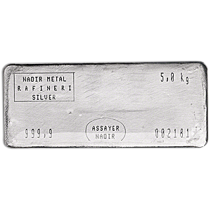 5 Kilogram Nadir Silver Bullion Bar