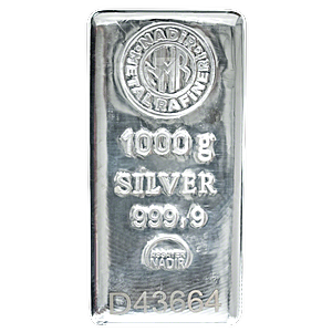 1 Kilogram Nadir Silver Bullion Bar