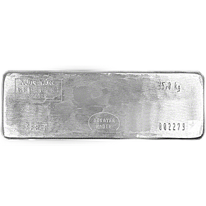 Nadir Refinery Silver Bar - 15 kg