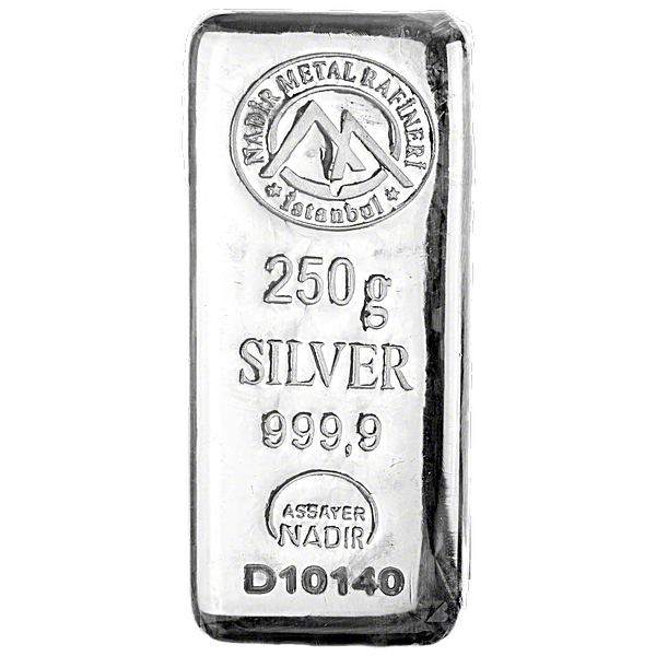 Nadir Refinery Silver Bar - 250 g Nadir Refinery Silver Bar - 250 g