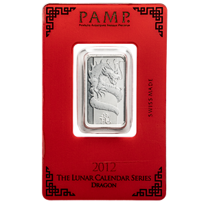 2012 10 gram PAMP Lunar Series 