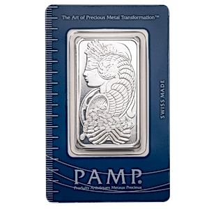 1 oz PAMP Swiss Silver Bullion Bar