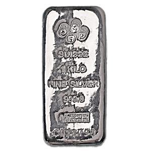 PAMP Silver Bar - 1 kg PAMP Silver Bar - 1 kg